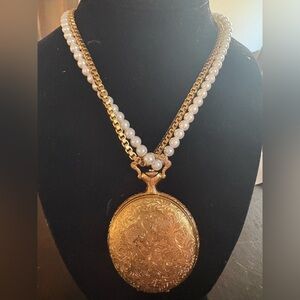 Vintage Timex Gold tone Pocket Watch